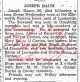 Joseph Baum obituary 1942